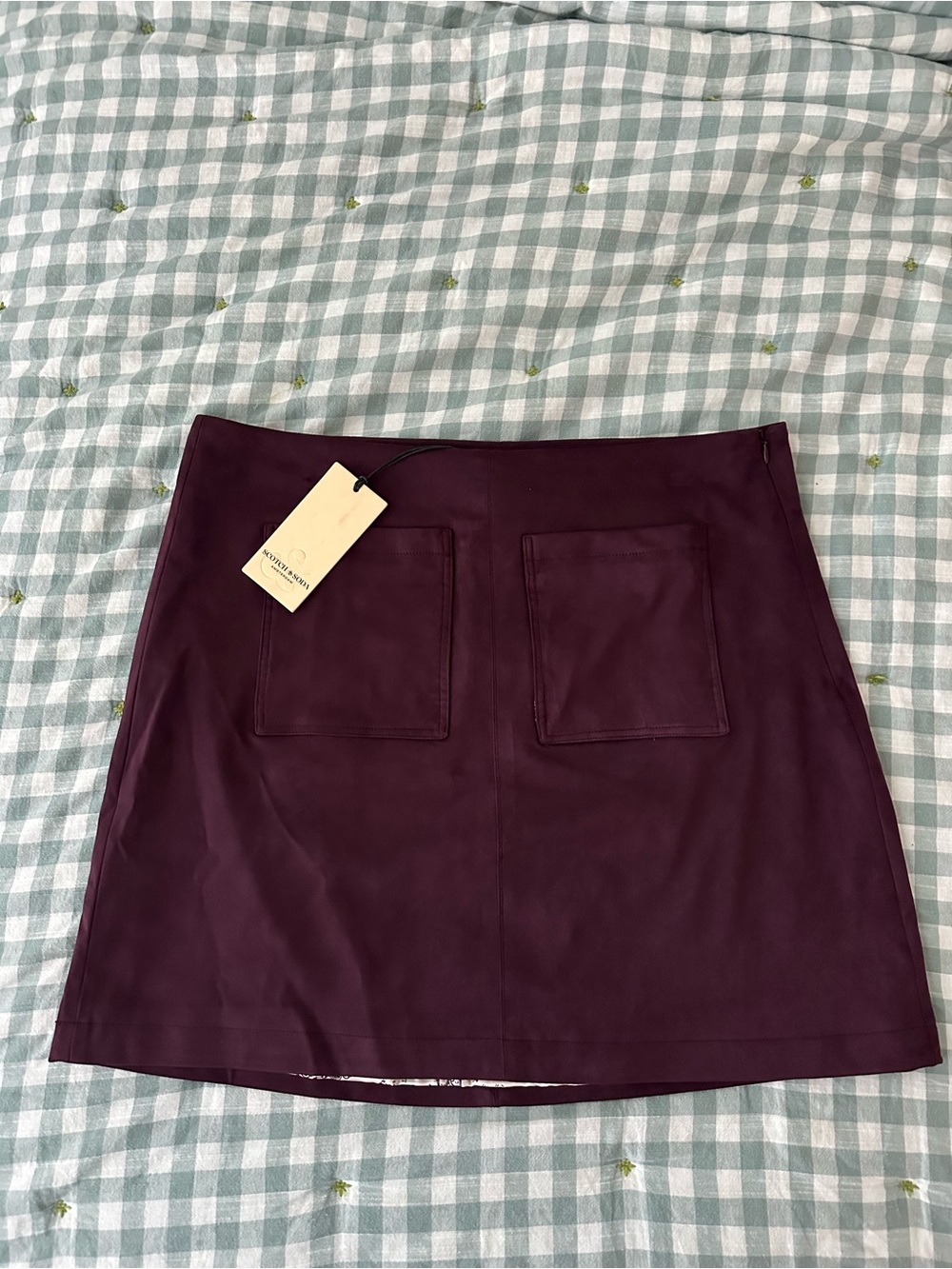 Scotch & Soda Amsterdam Suede Mini Skirt